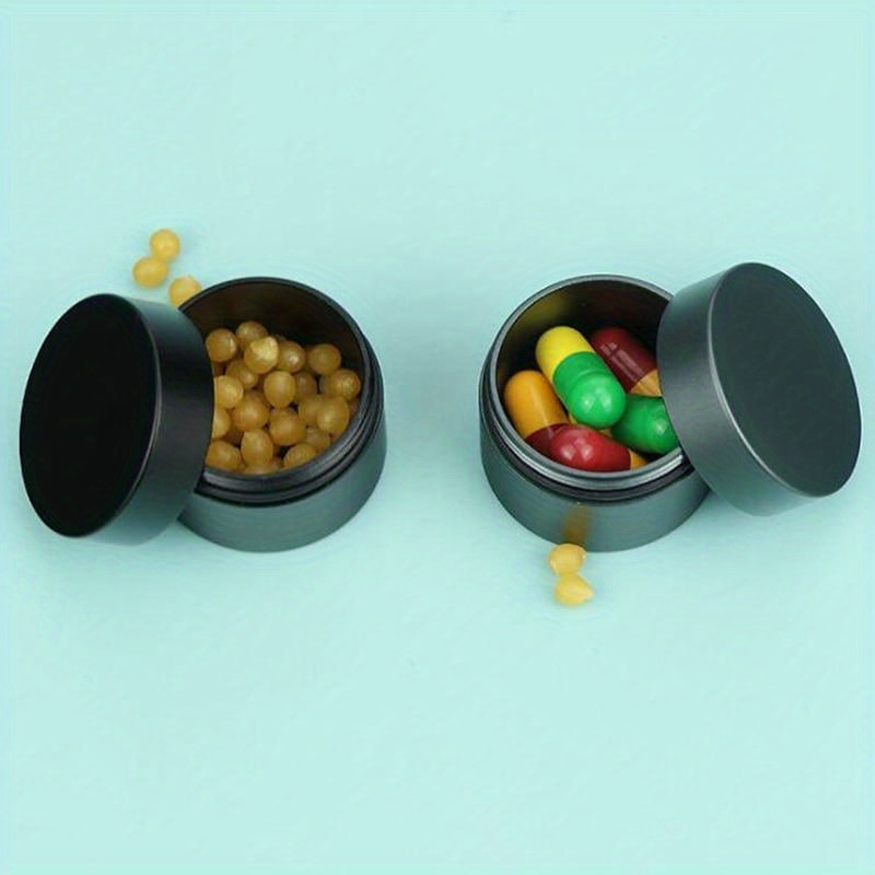 Edc Pill Carry - 1 Stück kreatives Mini-Aluminium-Kit zum Mitnehmen