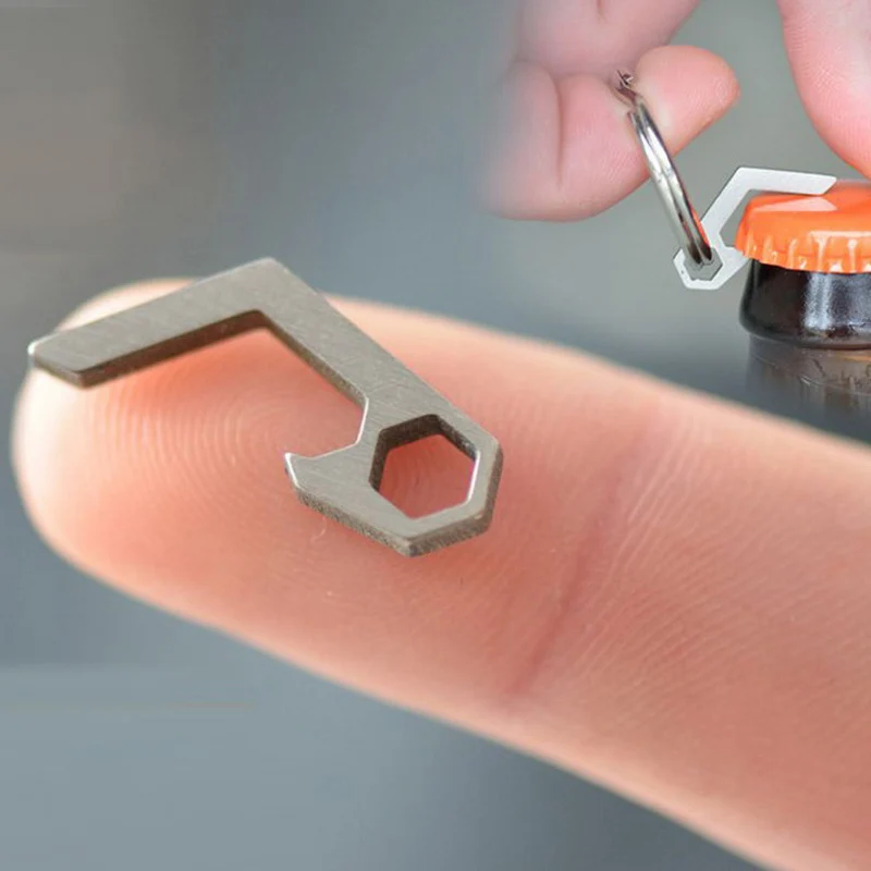 Bottle Opener Keyring - EDC Gear Mini Leichter Flaschen- und