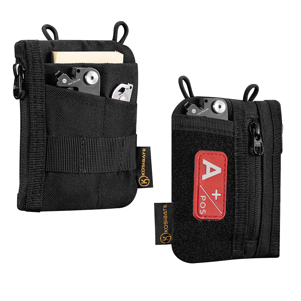 Edc Everyday Carry Gear - EDC-Organizer-Beutel mit DIY-Patchbereich für den täglichen