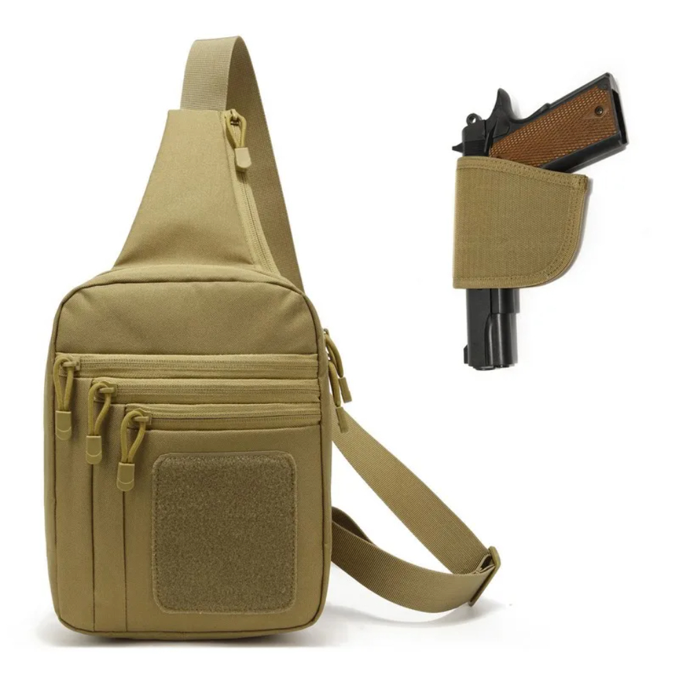 Edc Carry Bag For Men - Neue Taktische Brusttasche Pistole Holster Verdeckte