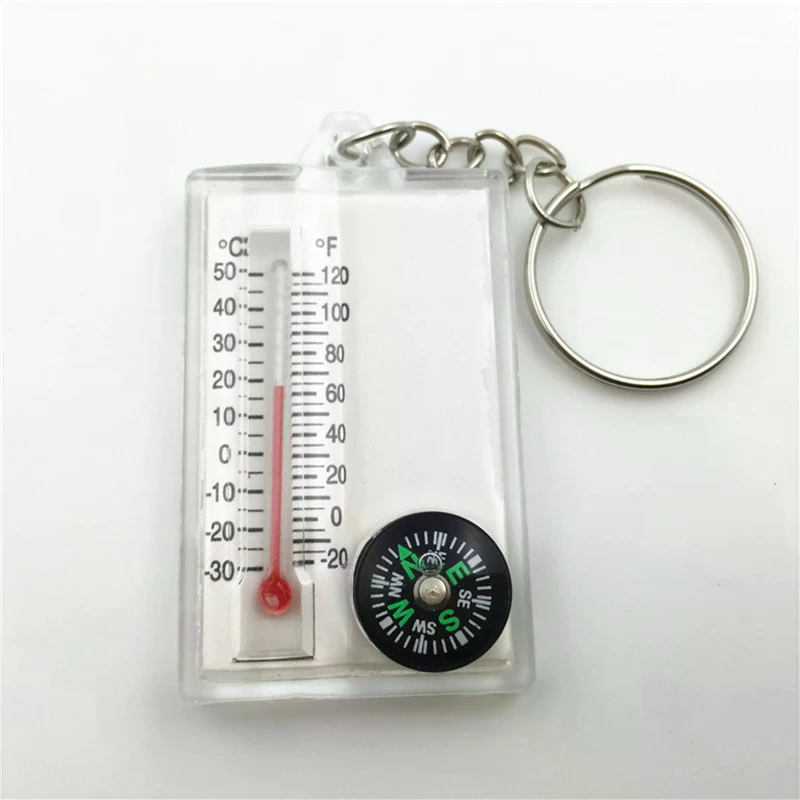 Compass Keychain Mini - Outdoor Bergsteigen Schnalle Kompass ZeigerCamping Werkzeuge