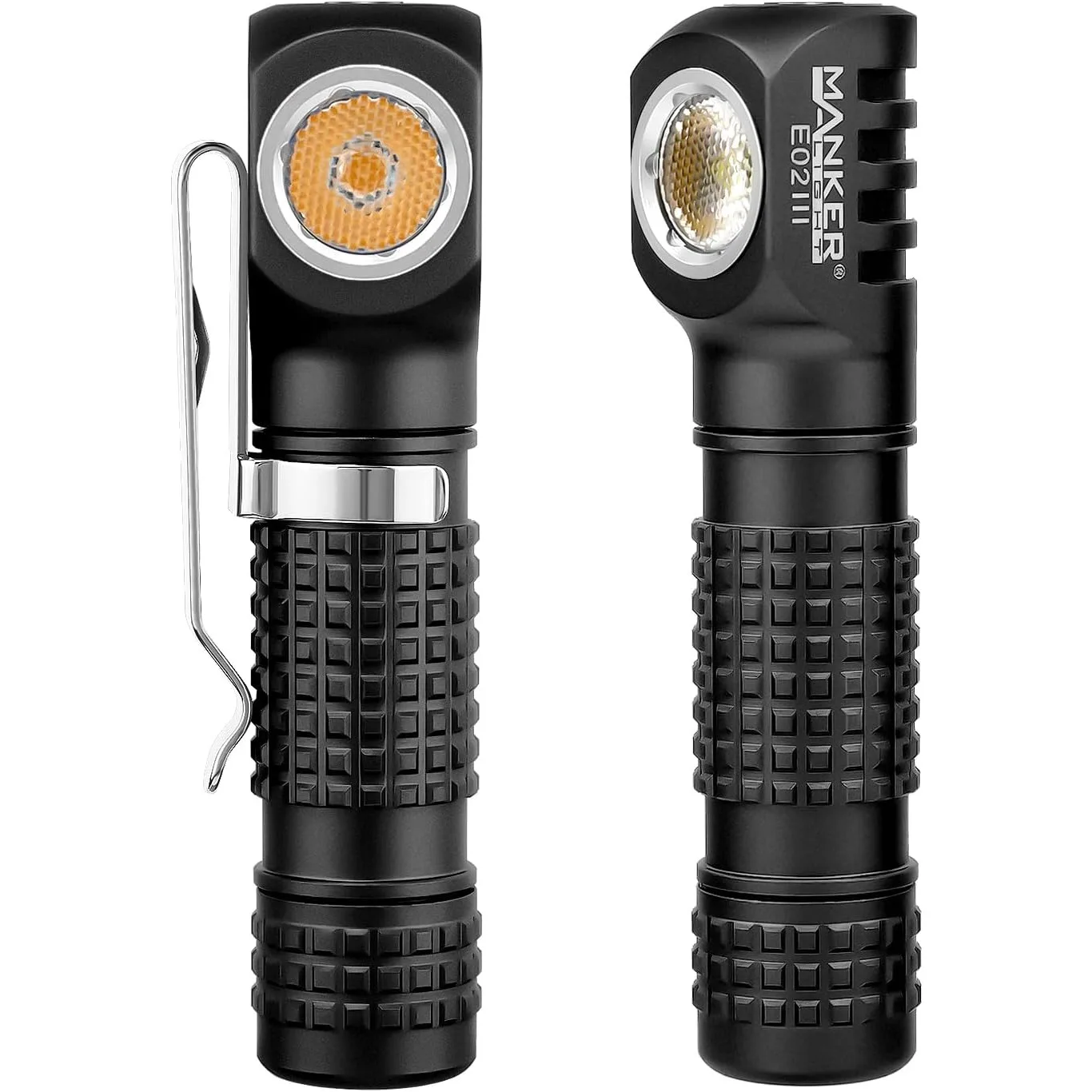 Edc Carry Flashlight - Manker E02III Alltags-Taschenlampe, USB-C wiederaufladbare 10440