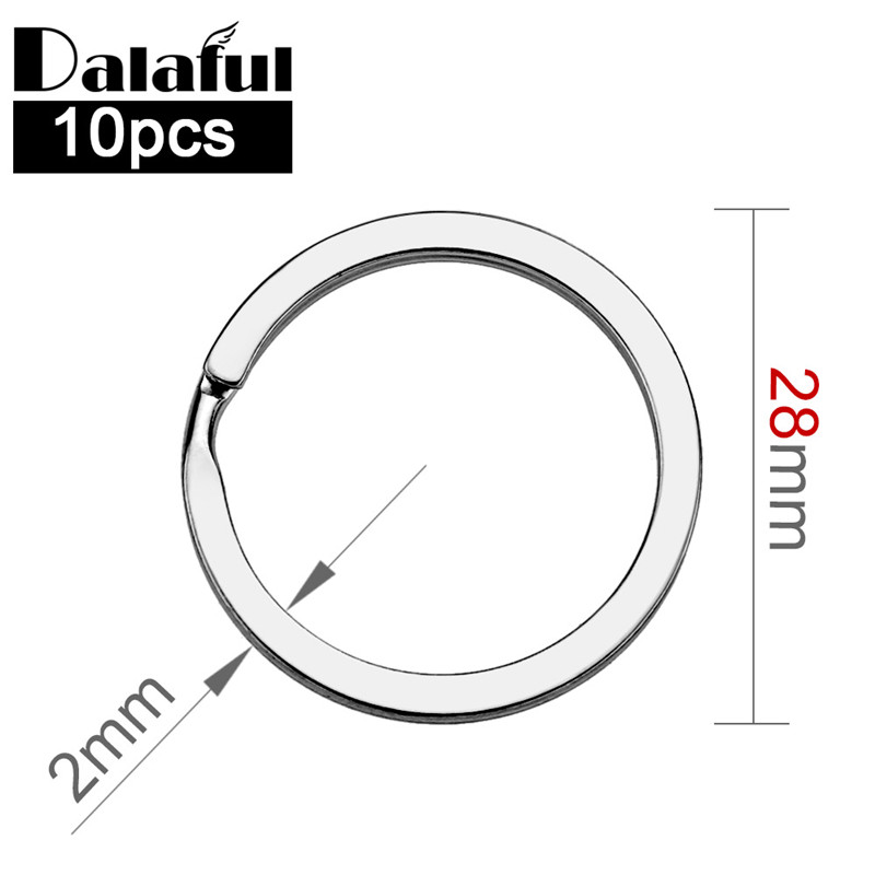 10 stücke 28mm Keychain Split  – Compass Keychain Mini Bewertung und Preis
