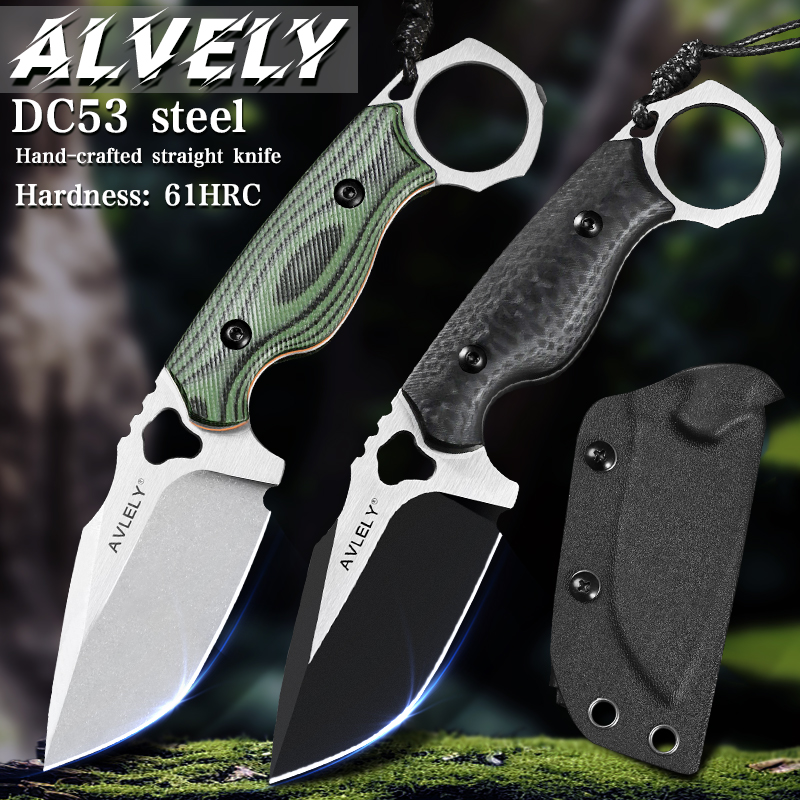 Hochwertiges DC53-Stahlmesser  – Edc Fixed Blade Deep Carry Bewertung und Preis