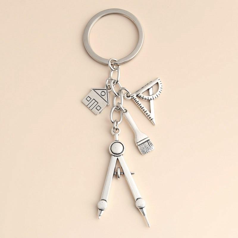 Multifunktionaler silberner Sc – Compass Keychain Mini Bewertung und Preis
