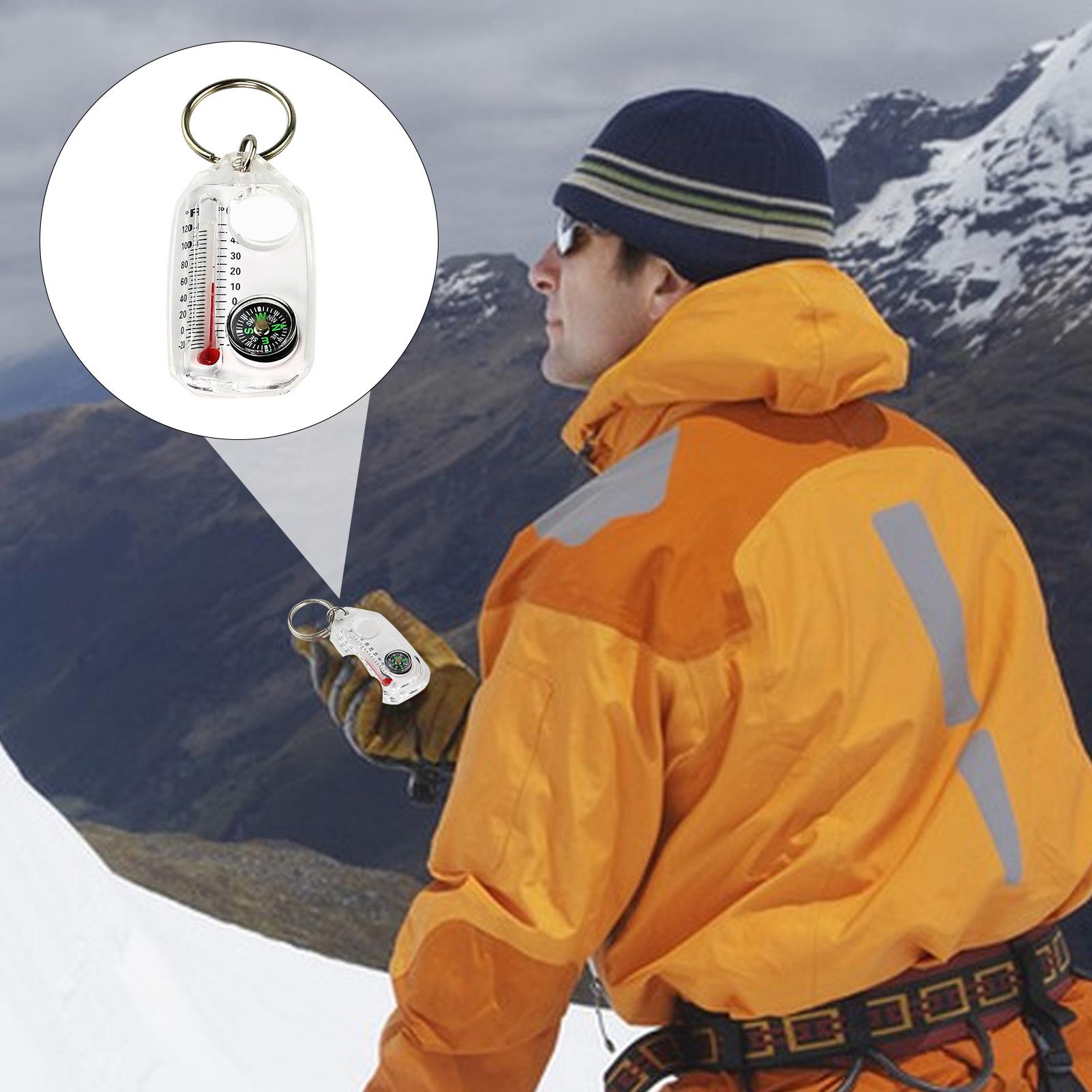 3-in-1-Taschen-Überlebenskompa – Compass Keychain Mini Bewertung und Preis
