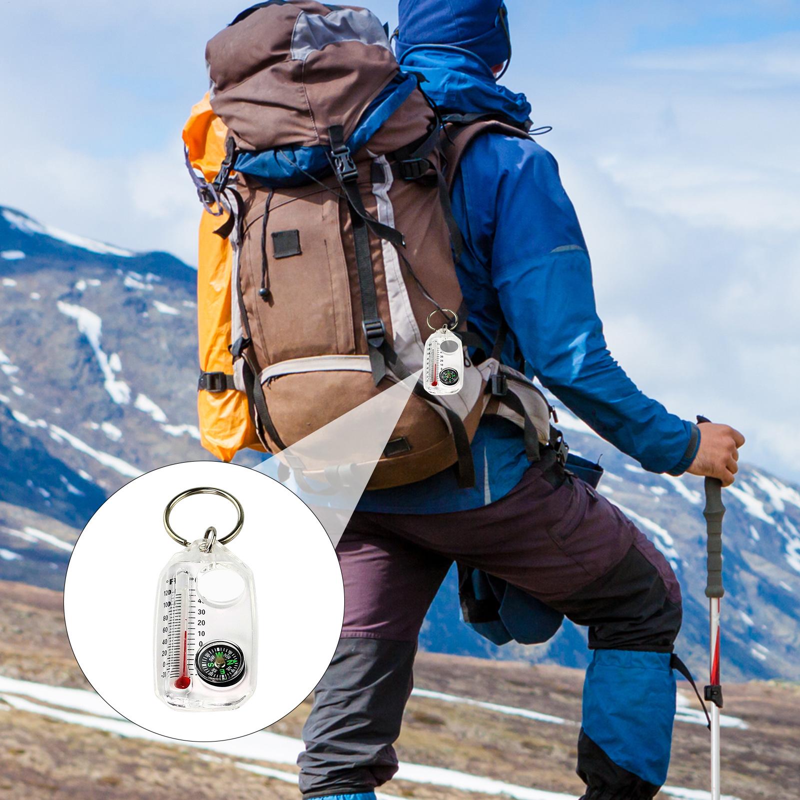 3-in-1-Taschen-Überlebenskompa – Compass Keychain Mini Bewertung und Preis