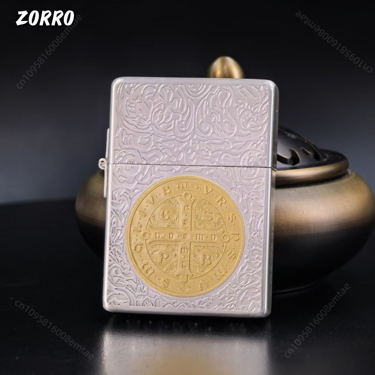 Zorro 906 Silber-Gold Zweifarb – Lighter Insert Zippo Bewertung und Preis