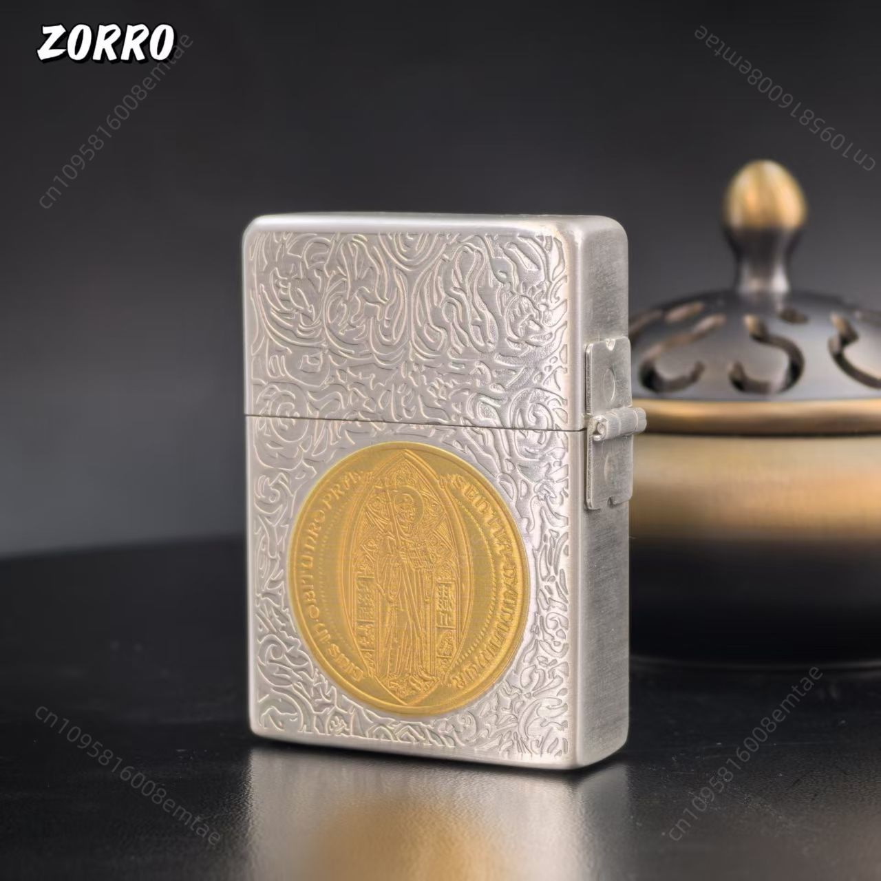 Zorro 906 Silber-Gold Zweifarb – Lighter Insert Zippo Bewertung und Preis