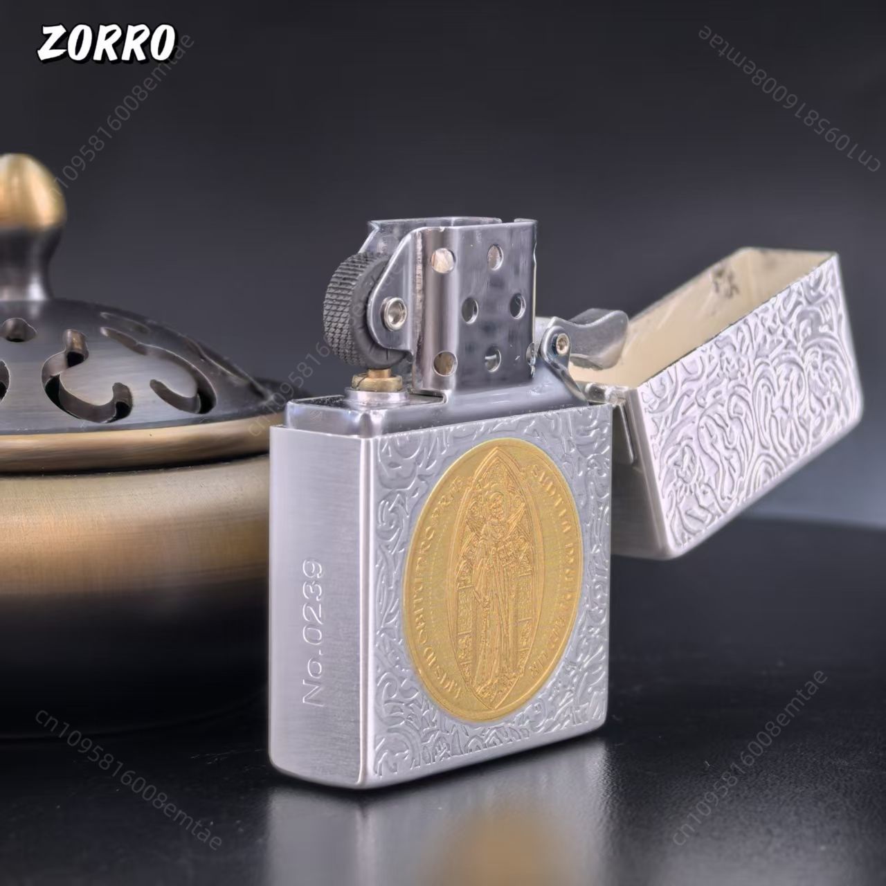 Zorro 906 Silber-Gold Zweifarb – Lighter Insert Zippo Bewertung und Preis