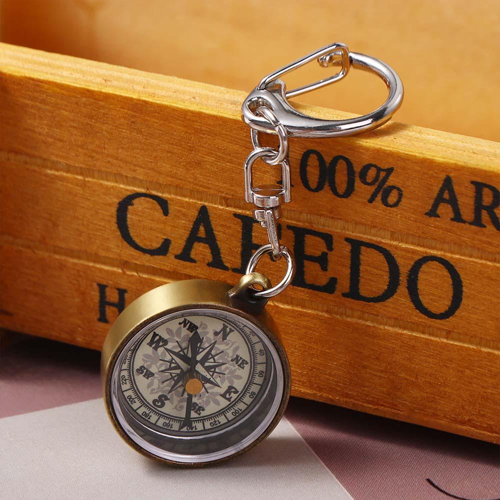 1 Stück Schlüsselanhänger Zink – Compass Keychain Mini Bewertung und Preis