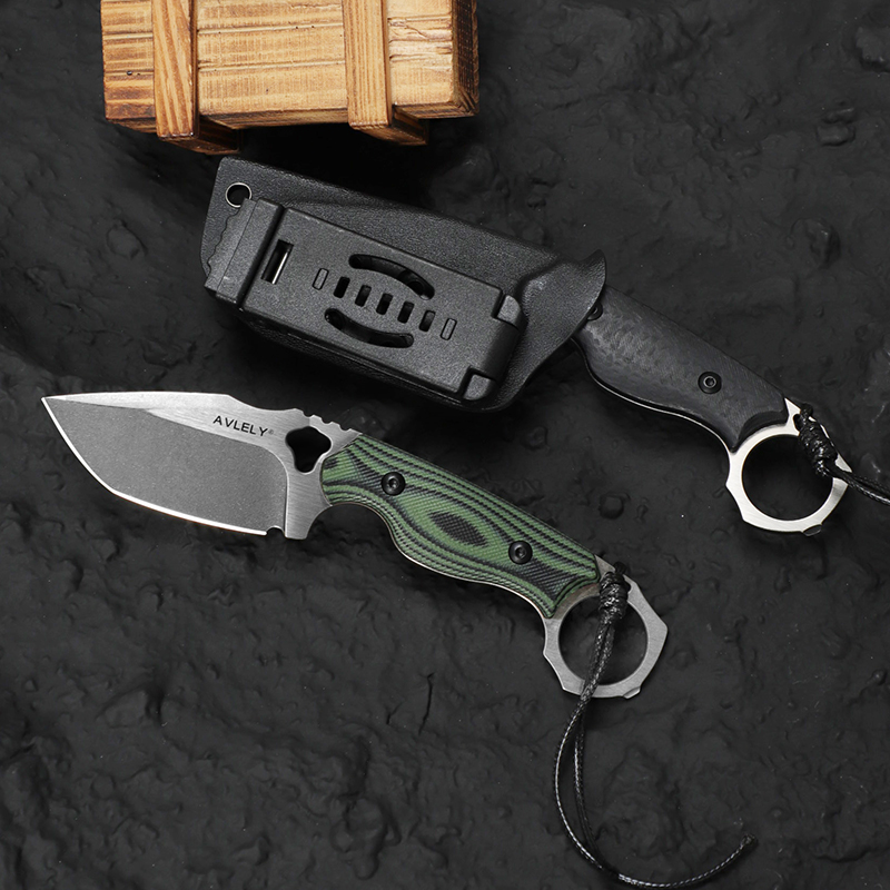 Hochharter DC53-Stahl-Geradekl – Edc Fixed Blade Deep Carry Bewertung und Preis