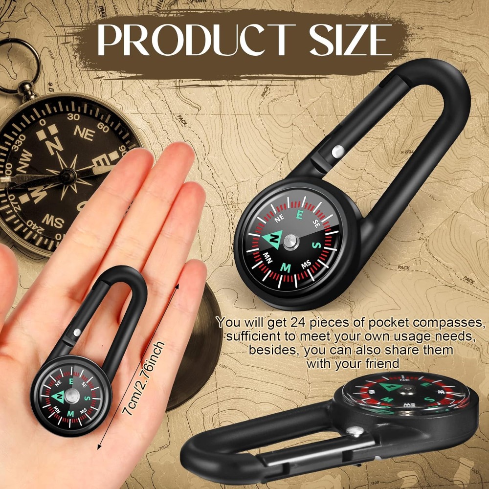 6–50 Stück Mini-Magnetkompass- – Compass Keychain Mini Bewertung und Preis