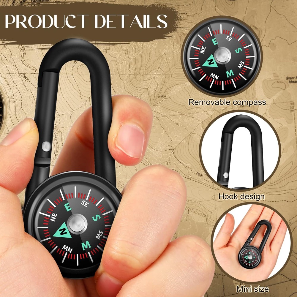 6–50 Stück Mini-Magnetkompass- – Compass Keychain Mini Bewertung und Preis