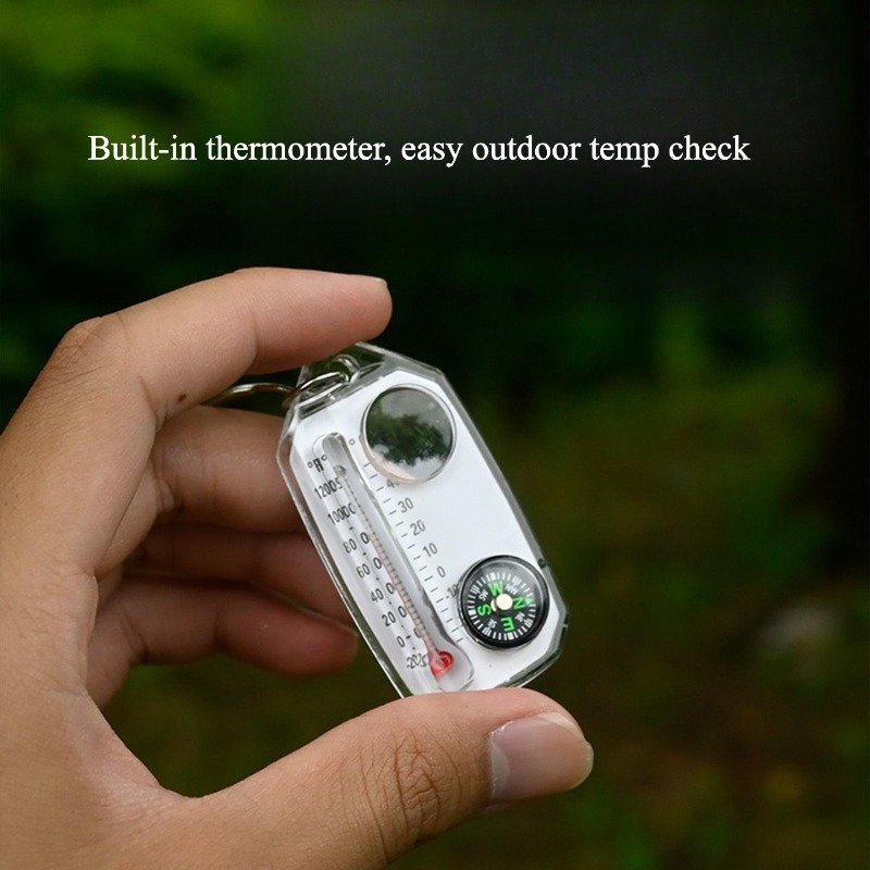 Outdoor-Überlebenskompass-Schl – Compass Keychain Mini Bewertung und Preis