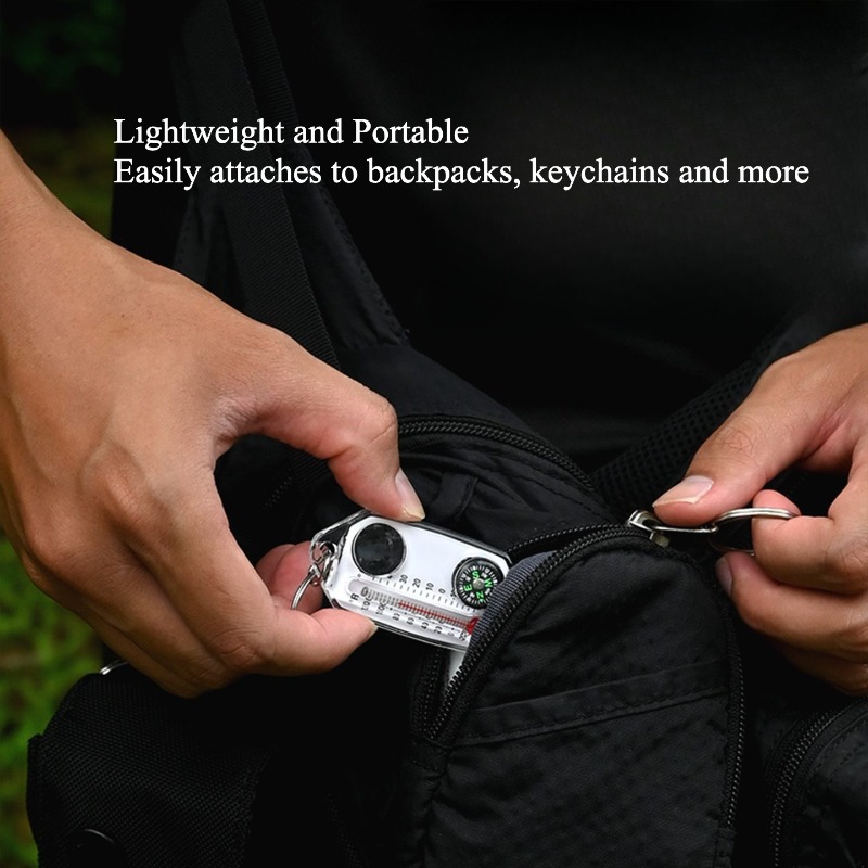 Outdoor-Überlebenskompass-Schl – Compass Keychain Mini Bewertung und Preis